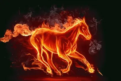 Fire horse