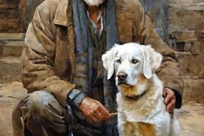 Sir and Dog jigsaw puzzle