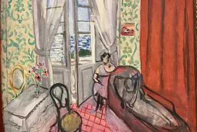 Matisse femme au canapé