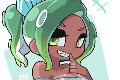 A mischievous Octoling~