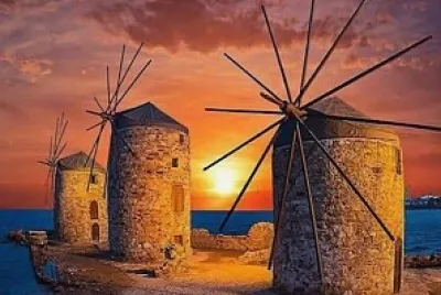 Molinos de viento-Quios(Grecia) jigsaw puzzle