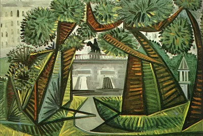 Picasso vert-galant jigsaw puzzle