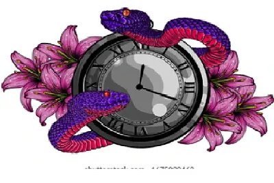 mouse ran up the clock