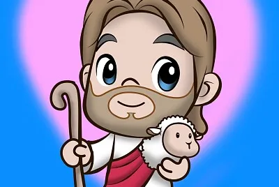 Jesús y su oveja perdida