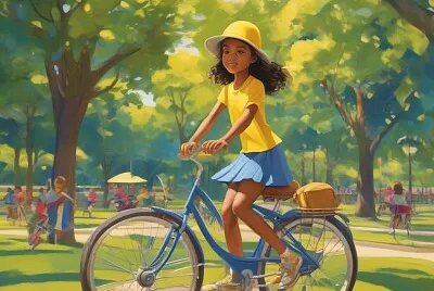dans le parc jigsaw puzzle