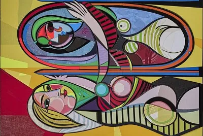 Picasso jeune fille devant un miroir