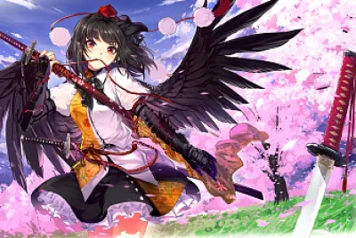 Crow Tengu Aya jigsaw puzzle