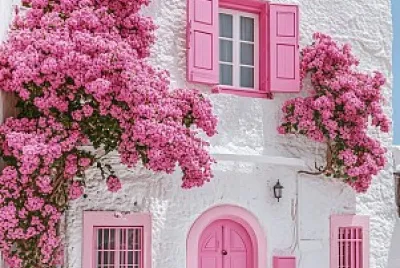 Blanco y rosa jigsaw puzzle