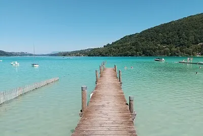 Lac de Paladru (France) jigsaw puzzle