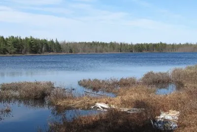 Hidden lake in Loggieville NB