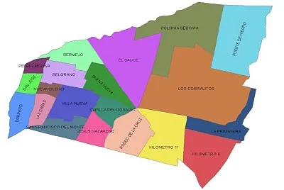 Mapa de Guaymallén