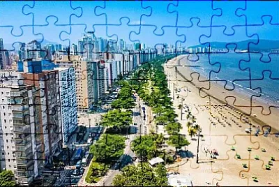 A jigsaw puzzle