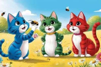 El abejorro y los gatitos