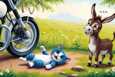 Michin se cayó de la moto