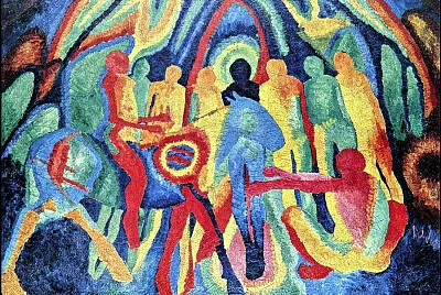 Morgner Entrée à Jerusalem 1912