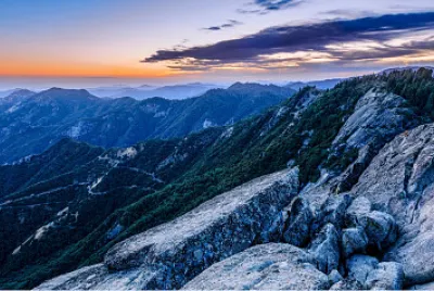Atardecer en la montaña