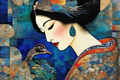 Geisha • AI jigsaw puzzle