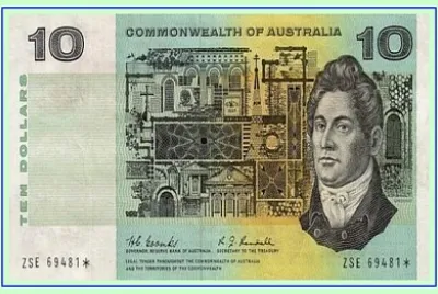 Billet de 10 Dollars Australien 1966
