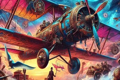 Steampunk jigsaw puzzle
