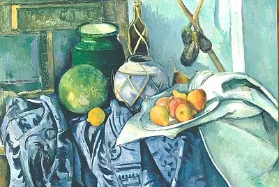 Cézanne gingembre et aubergines
