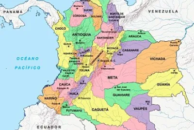 MAPA DE COLOMBIA jigsaw puzzle