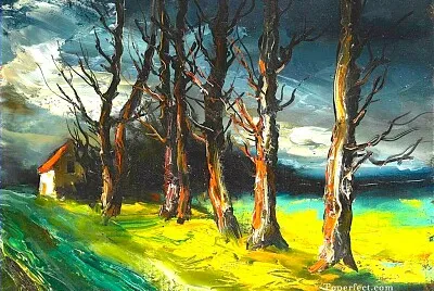 Vlaminck paysage aux arbres