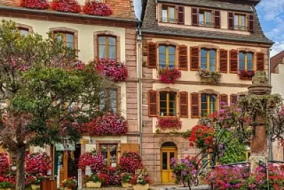 פאזל של Bergheim-Alsacia FR