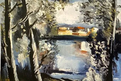 Vlaminck bord de fleuve