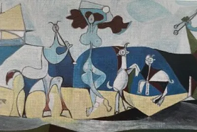 Picasso danse sur la plage