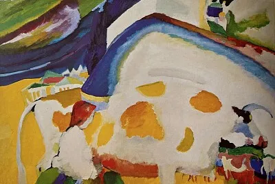 Kandinsky la vache 1910