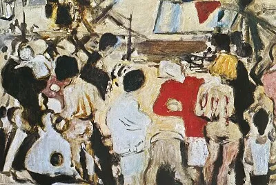 Alexandre Garbell Scène de plage
