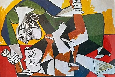 Picasso la femme au chien
