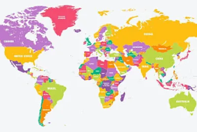 Mapa mundi jigsaw puzzle