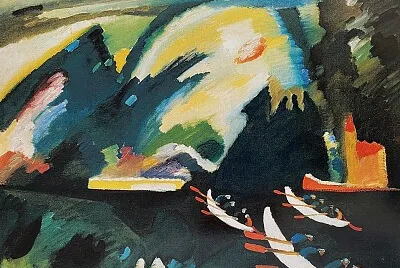 Kandinsky voyage en bateau 1910