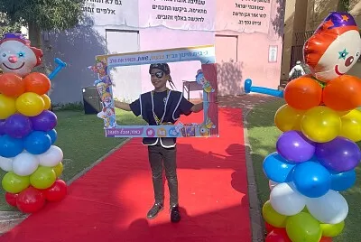 אני בפורים 2025 מחופש לחייל לעבודה