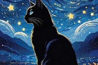 Miau La notte stellata
