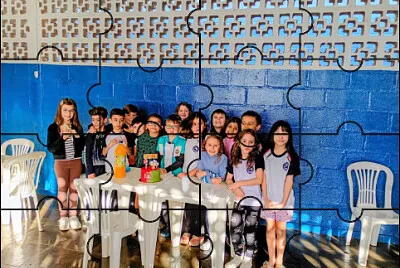 atividade volta as aulas foto da turma