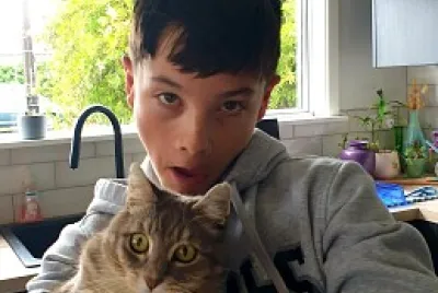 Birthday Cat jigsaw puzzle