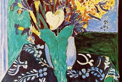 Picasso vase avec fleurs