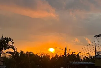¡Que atardecer!
