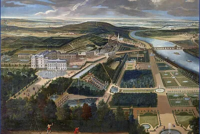 Allegrain vue de Saint-Cloud XVIIème s