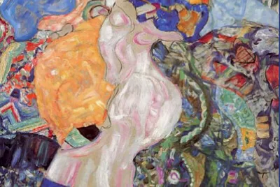Klimt le bébé détail