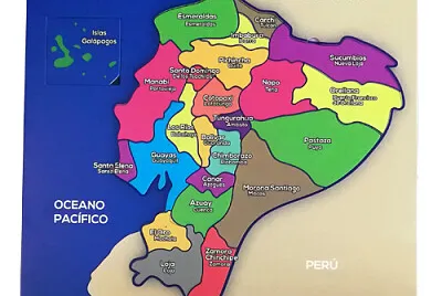 Mapa ecuador jigsaw puzzle