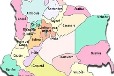 Mapa de Colombia jigsaw puzzle