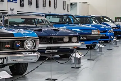 Blue Fords jigsaw puzzle
