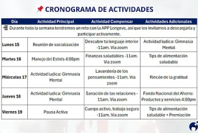 1ra Actividad Lúdica
