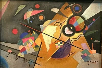 Kandinsky point jaune