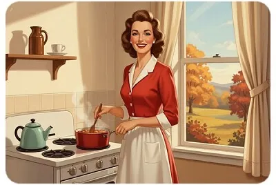 Un dimanche d 'automne dans les années 1940