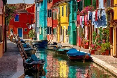 פאזל של Burano-Venecia