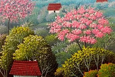 les arbres roses